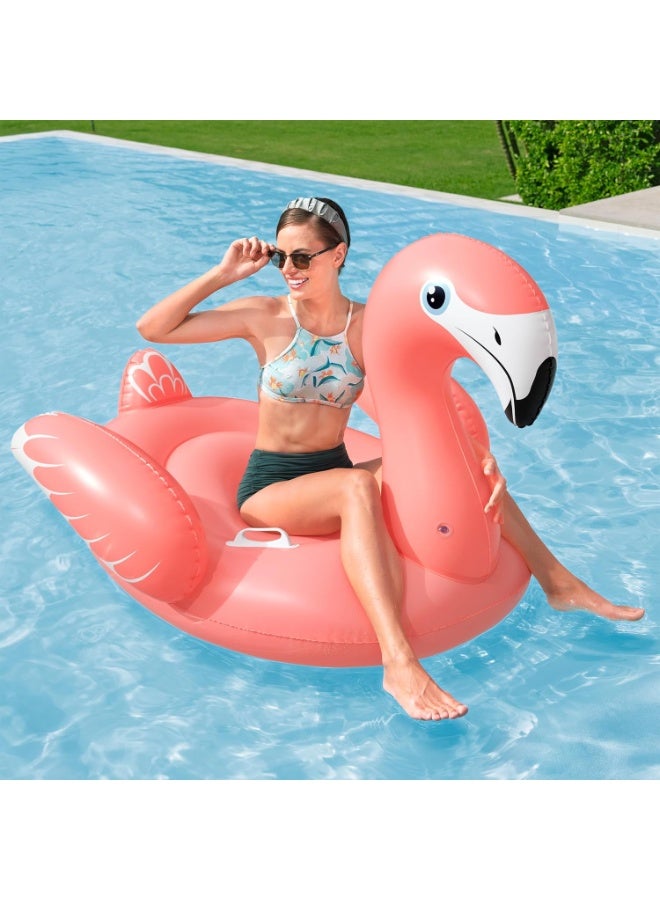 Bestway Rider Flamenco 168X120cm, Outdoor & Indoor Relaxation & Play, Pool Ride-On Floats, Vivid Bright Graphics, Heavy-duty Handles, Water Play, Easy to Inflate & Deflate - Image 5